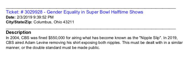 Illustration for article titled America Vs. Adam Levine's Nipples: All The FCC Viewer Complaints About The Super Bowl Halftime Show
